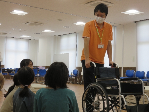 子ども大学かわぐち車いす体験⑤